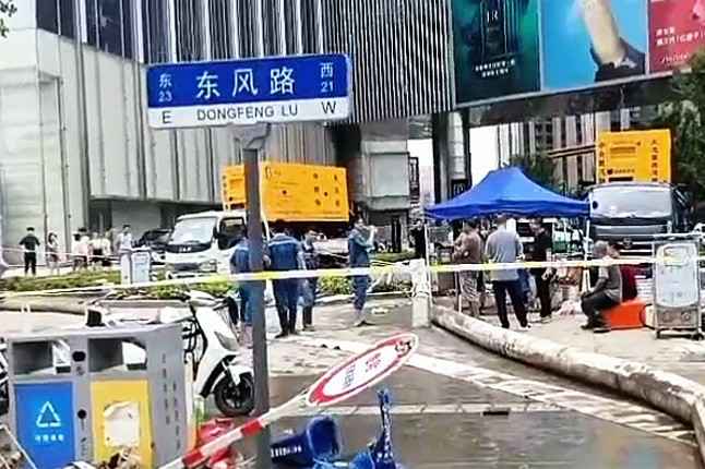 开云app官方在线登录入口_开云(中国)排涝突击队在排涝现场